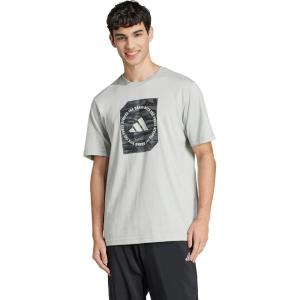 imageadidas Mens Camouflage Shape Graphic TShirtWonder Silver