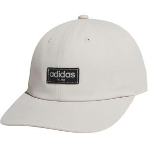 imageadidas Mens Court Slight Pre Curve Brim Relaxed Crown Strapback Retro Style HatWonder Alumina GreyBlack