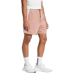 imageadidas Mens Essentials 3Stripes Chelsea 7inch ShortsWarm ClayWhite