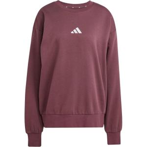 imageadidas Mens Essentials Feel Cozy Fleece SweatshirtAurora RubyWhite
