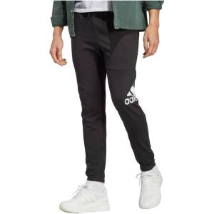 imageadidas Mens Essentials Logo Tapered Badge SweatpantsBlack