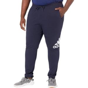 imageadidas Mens Essentials Logo Tapered Badge SweatpantsInk