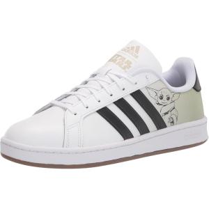 imageadidas Mens Grand Court SneakerWhiteCarbonHalo Green