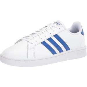 imageadidas Mens Grand Court SneakerWhiteTeam Royal BlueWhite