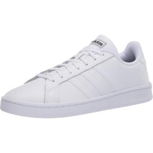 imageadidas Mens Grand Court SneakerWhiteWhiteBlack