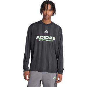 imageadidas Mens House of Tiro Long Sleeve Jacquard JerseyBlack