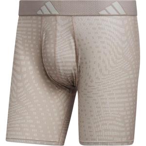imageadidas Mens Performance Boxer Brief Underwear 1PackAccelerate Silver Pebbleolive StrataAlumina BeigeOff White
