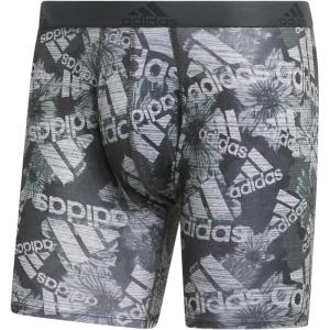 imageadidas Mens Performance Boxer Brief Underwear 1PackBos Floral Carbonlegend Ivyclear OnixLegend Ivy GreenClear Onix Grey