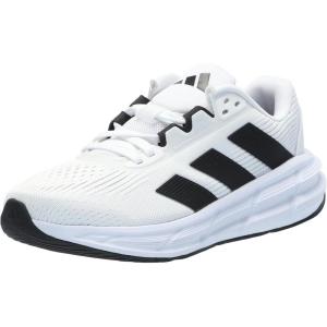 imageadidas Mens Questar 3 Running SneakerWhiteBlackDash Grey