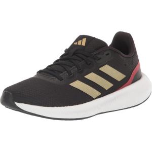 imageadidas Mens Run Falcon 30 ShoeCore BlackGold MetallicBetter Scarlet