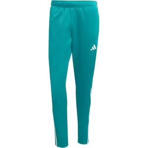 imageadidas Mens Sereno Cut 3Stripes Slim Tapered PantsPure TealWhite