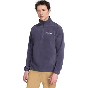 imageadidas Mens Terrex Multi Essentials HalfZip Fleece Hiking JacketShadow Navy