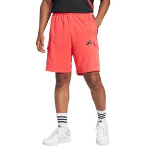 imageadidas Mens Tiro Drawstring Cargo Shorts Training Athletic Casual Drawstring  BlackSemi Lucid RedBlack