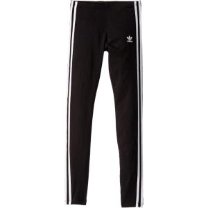imageadidas Originals Girls 3 Stripes LeggingsBlackWhite
