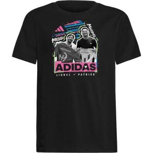 imageadidas Unisex Kids Messi X Mahomes Jersey Swap TShirtBlackMessi X Mahomes