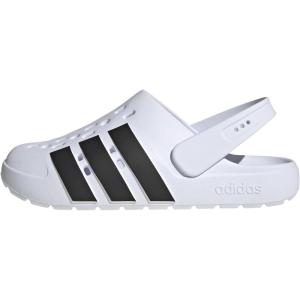 imageadidas UnisexAdult Adilette Clog 20 Slide SandalWhiteBlackWhite