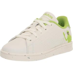 imageadidas UnisexChild Advantage Tennis ShoeOff WhiteStill GreenFtwr White Muppets