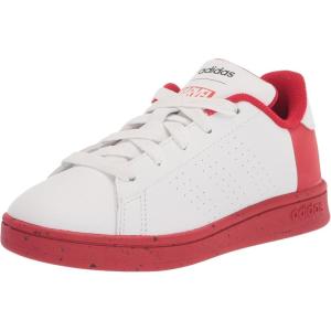 imageadidas UnisexChild Advantage Tennis ShoeWhiteWhiteBetter Scarlet Spiderman