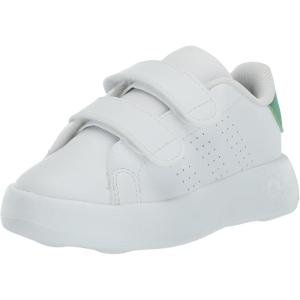 imageadidas UnisexChild Advantage Tennis ShoeWhiteWhiteGreen
