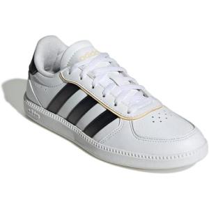 imageadidas UnisexChild Breaknet Sleek SneakerWhiteBlackOrange Tint