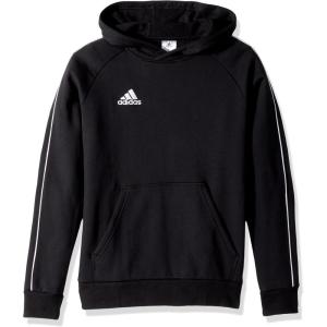 imageadidas UnisexChild Core 18 Soccer HoodieBlackWhite