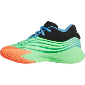 imageadidas UnisexChild Dame X Basketball SneakerLime BurstSignal CoralBlue Burst