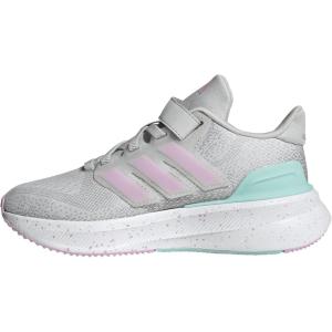 imageadidas UnisexChild Ultrarun 5 Elastic Lace ampamp Strap SneakerGreyBliss LilacSemi Flash Aqua