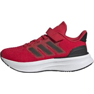 imageadidas UnisexChild Ultrarun 5 Elastic Lace ampamp Strap SneakerPure RubyBlackWhite