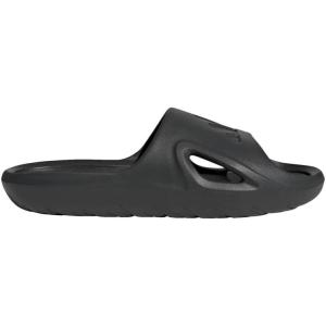imageadidas Unisexs SlidesCarbonCarbonBlack
