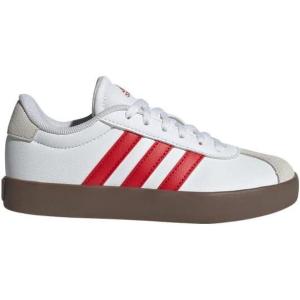imageadidas VL Court 30 Shoe  KidsWhiteBetter ScarletGrey