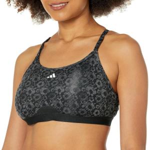 imageadidas Womens Aeroreact Training Light Support BraBlackPrint