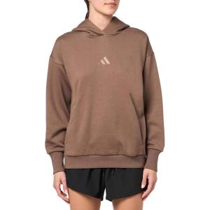 imageadidas Womens All Szn Fleece Loose HoodieEarth Strata