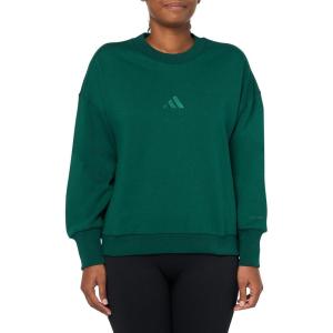 imageadidas Womens All Szn Fleece Loose SweatshirtCollegiate Green