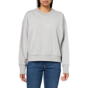 imageadidas Womens All Szn Fleece Loose SweatshirtMedium Grey Heather