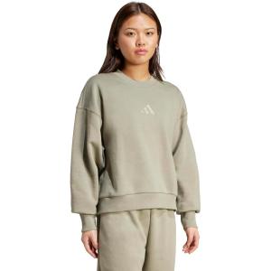 imageadidas Womens All Szn Fleece Loose SweatshirtSilver Pebble