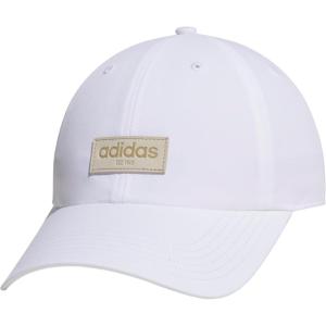 imageadidas Womens Court Relaxed Fit Strapback HatWhiteHemp Beige