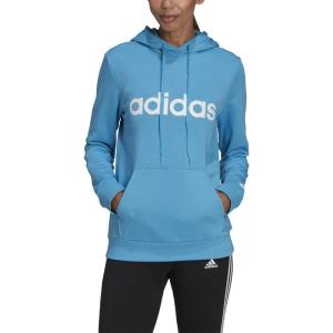 imageadidas Womens Essentials Logo HoodieApp Sky RushWhite