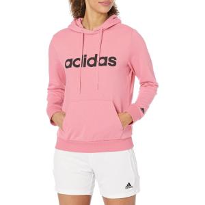 imageadidas Womens Essentials Logo HoodieLight PinkBlack