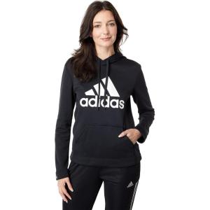 imageadidas Womens Game and Go Big Logo HoodieBlackChalk White