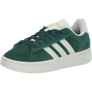 imageadidas Womens Grand Court Alpha 00s SneakersCollegiate GreenOff WhiteGold Metallic