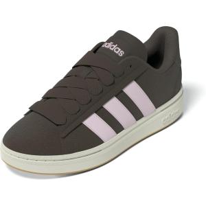 imageadidas Womens Grand Court Alpha 00s SneakersEarth StrataClear PinkGum