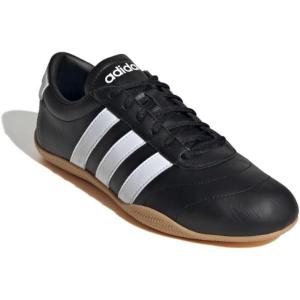 imageadidas Womens Grand Court Lo SneakerBlackWhiteGum
