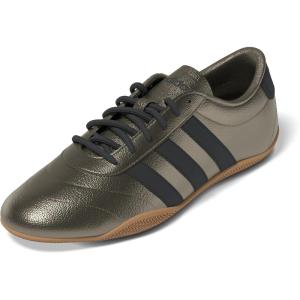 imageadidas Womens Grand Court Lo SneakerSilver MetallicCrystal WhiteGum