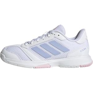 imageadidas Womens Ligra 8 Indoor SneakerCloud White Violet Tone Clear Pink