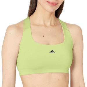 imageadidas Womens Powerimpact Training Mediumsupport BraPulse LimeBlack