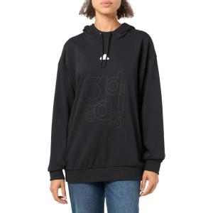 imageadidas Womens Printed French Terry HoodieBlack