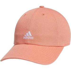 imageadidas Womens Saturday Baseball Cap  Adjustable Cotton Hat Athletic Relaxed Fit DISCONTINUEDSemi Coral Fusion PinkWhite20