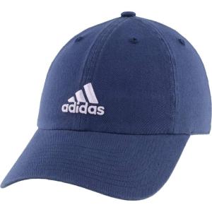 imageadidas Womens Saturday Baseball Cap  Adjustable Cotton Hat Athletic Relaxed Fit DISCONTINUEDTech Indigo Blue Purple Tint