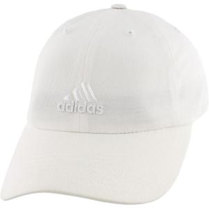 imageadidas Womens Saturday Baseball Cap  Adjustable Cotton Hat Athletic Relaxed Fit DISCONTINUEDWhite