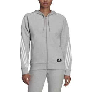 imageadidas Womens Sportswear Future Icon 3stripes Hooded TracktopMedium Grey Heather